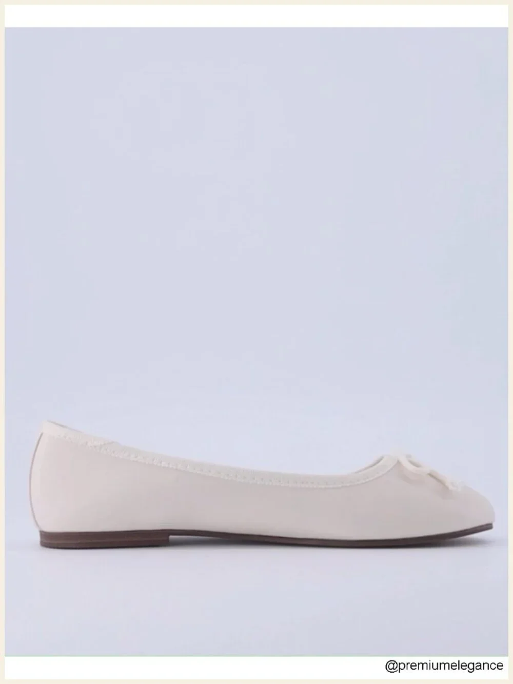 Memory Foam Ballet Flats, Round Toe Mary Jane with Bow Detail, Vegan Leather
